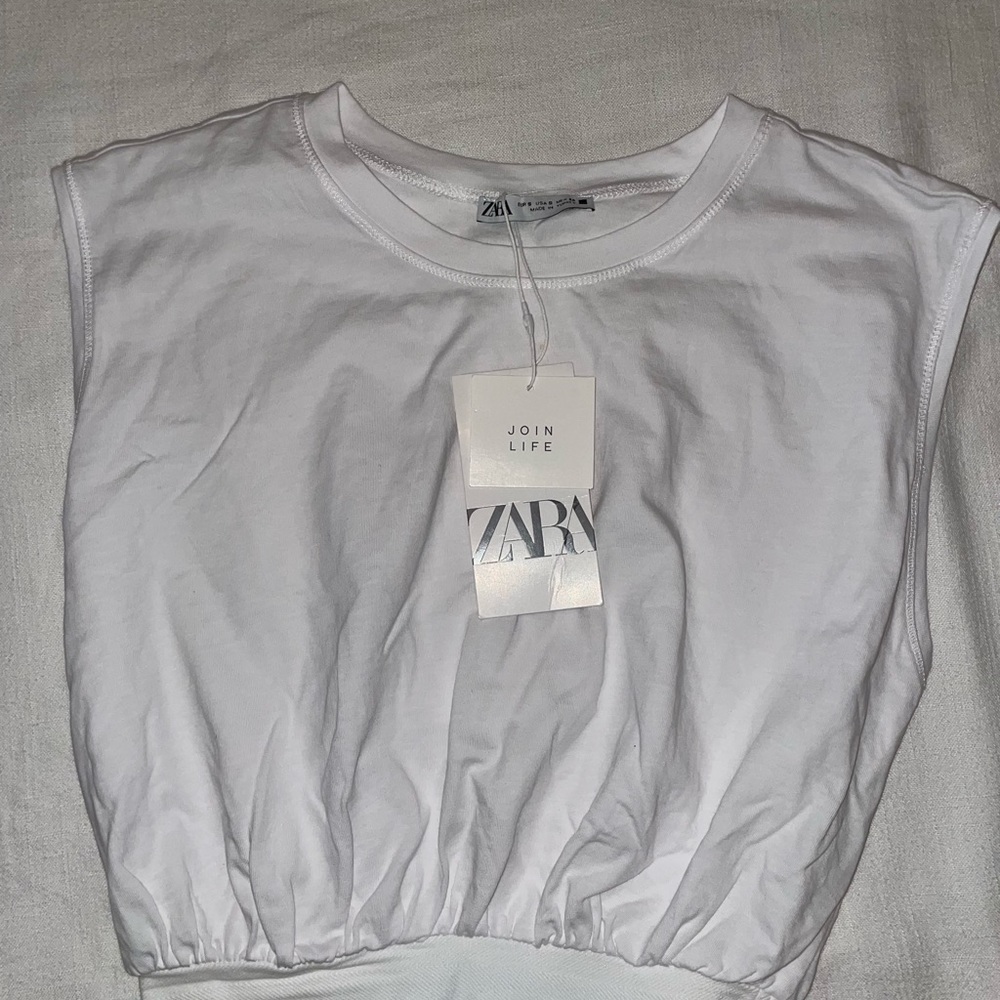 NWT ZARA WHITE TANK